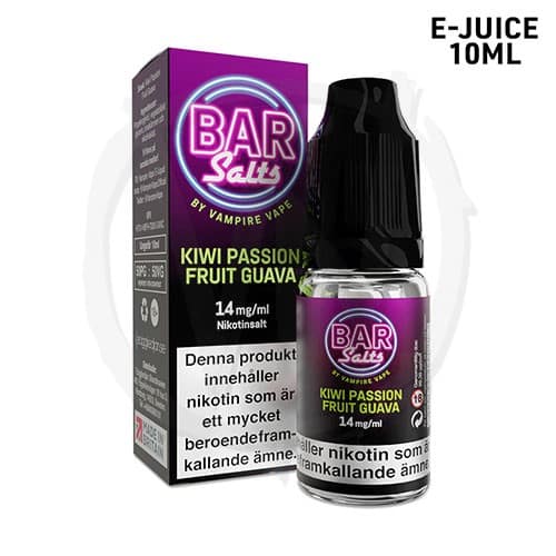 Bar Salts 10ml - Kiwi Passionfruit Guava