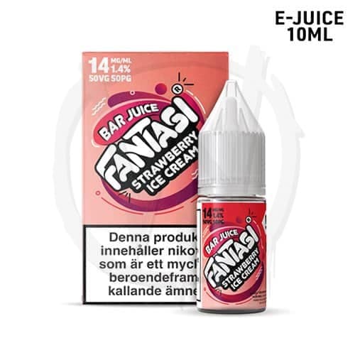 Fantasi Bar Juice 10ml - Strawberry Ice Cream
