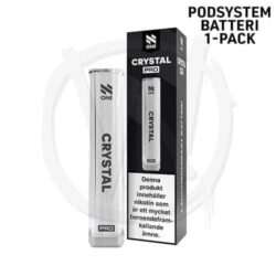 N-One Crystal Pro batteri white