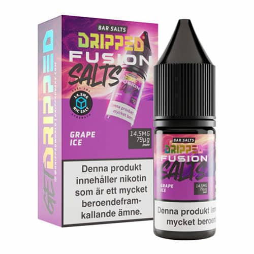 DRIPPED Salt 10ml – Grape Ice