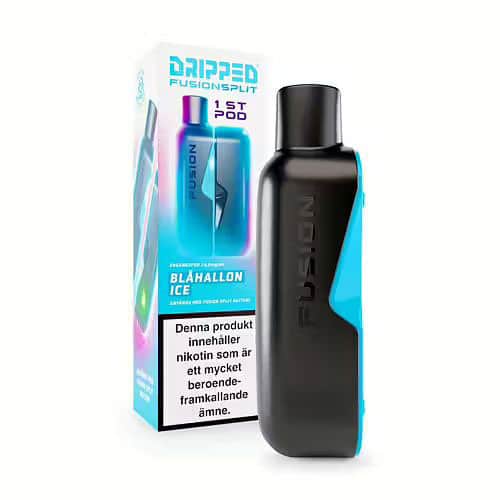Dripped Fusion Split – Blå Hallon