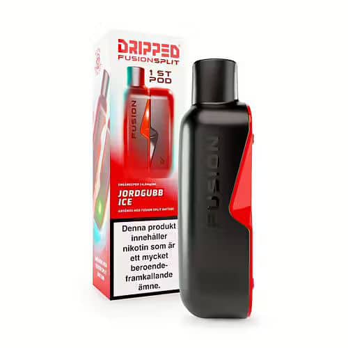 Dripped Fusion Split – Jordgubb Ice