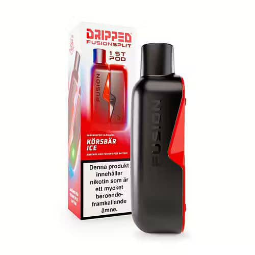 Dripped Fusion Split – Körsbär Ice