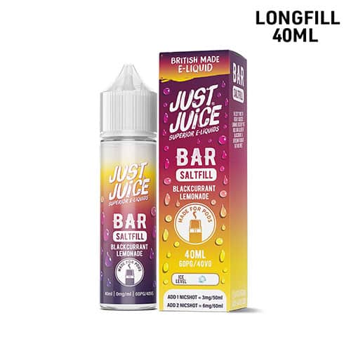 Just Juice Saltfill – Blackcurrant Lemonade