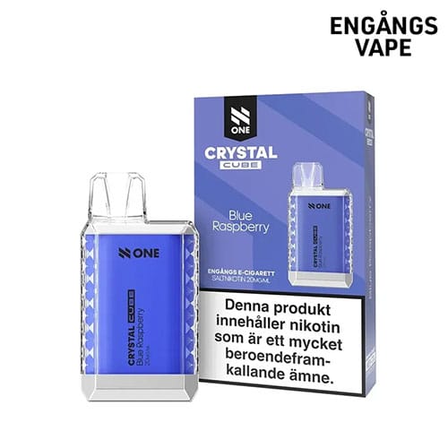 N One Crystal Cube Blue Raspberry
