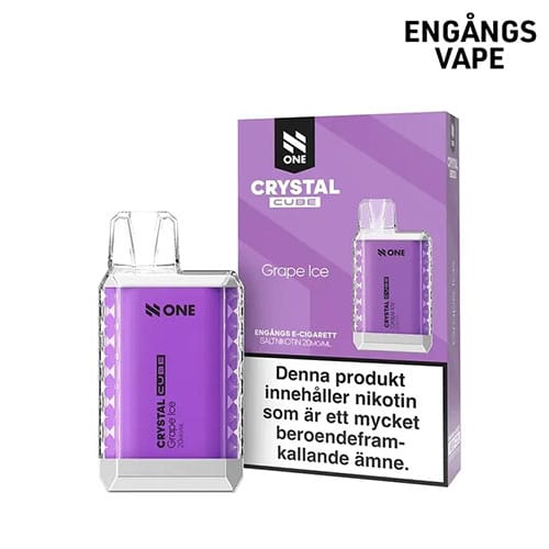 N One Crystal Cube Grape Ice
