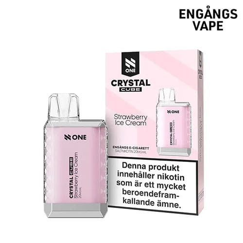 N One Crystal Cube Strawberry Ice Cream