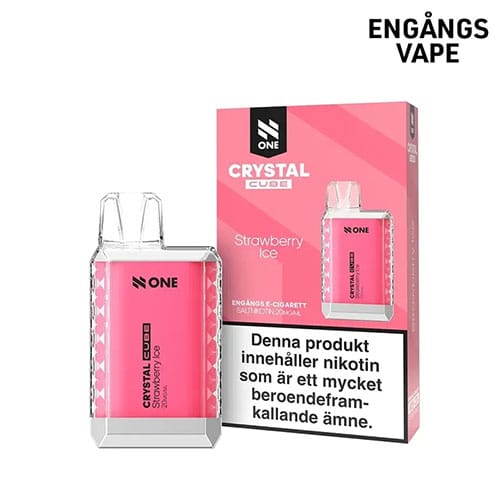 N One Crystal Cube Mesh Strawberry Ice
